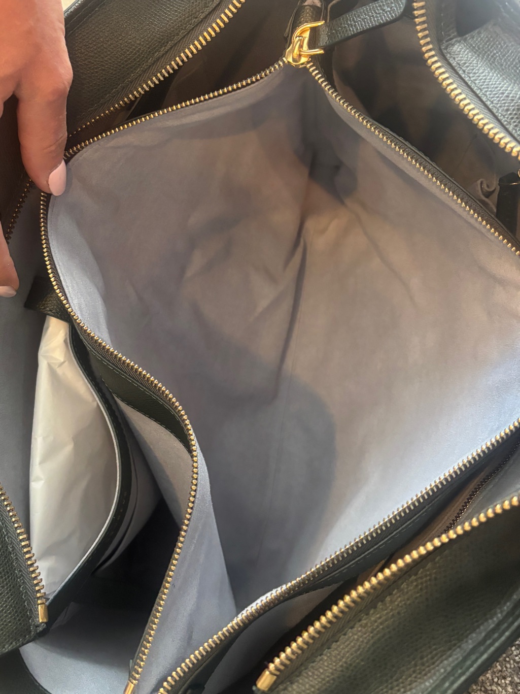 Nwt Senreve Tote In Forest Green — image 6 of 7